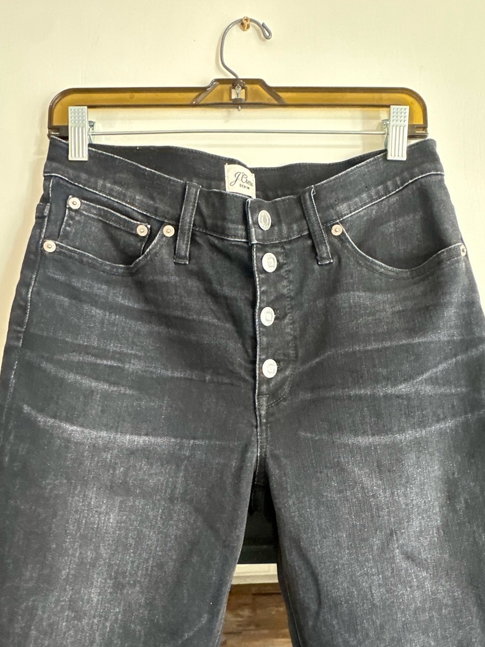 J. Crew Billie Demi Boot Crop Button Fly Size 29 - Picture 3 of 10